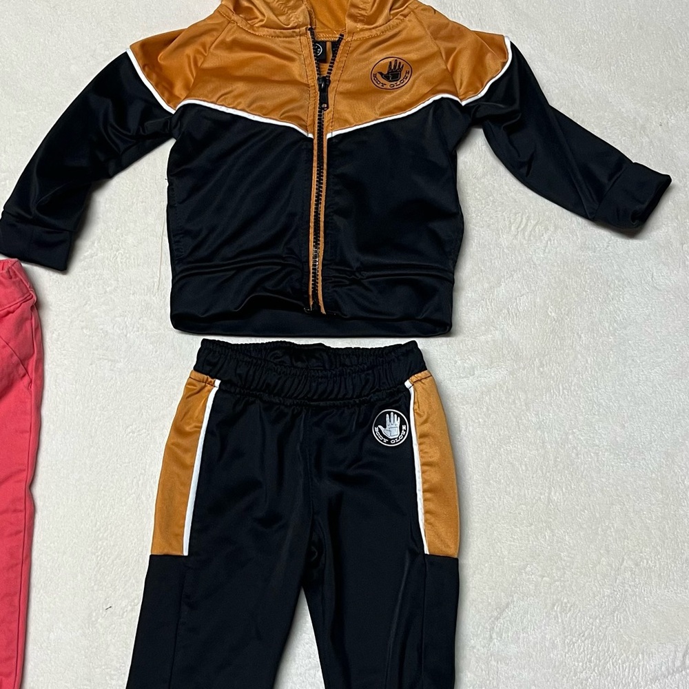 Body Glove Orange and Black Jacket and pants set
